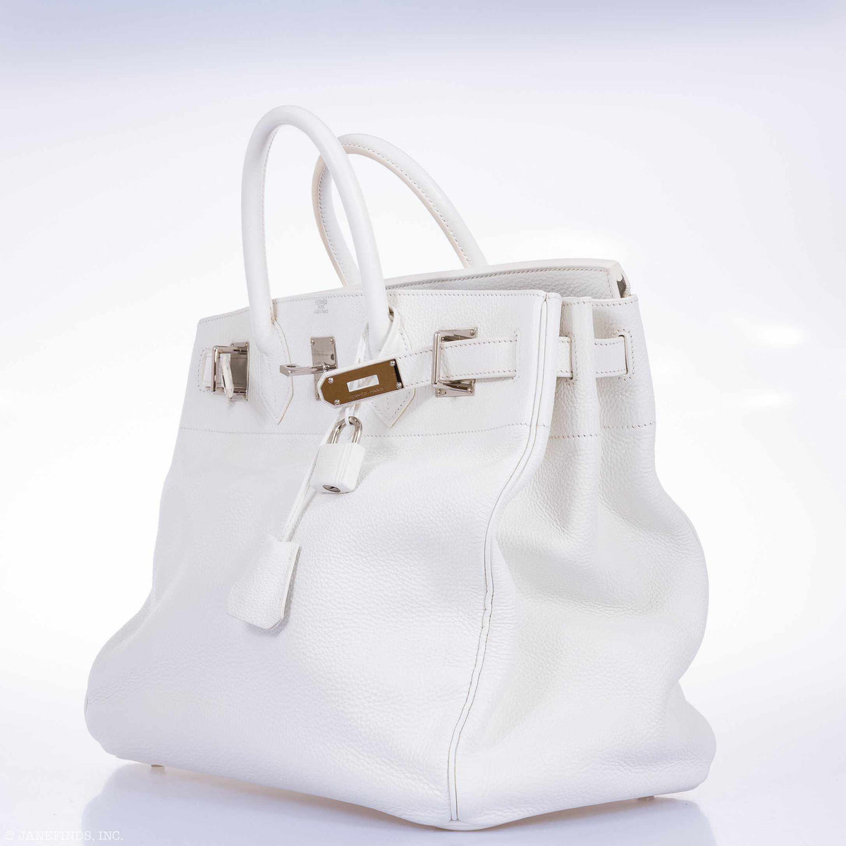 Hermes Birkin 40 HAC White Togo Palladium Hardware Hermes