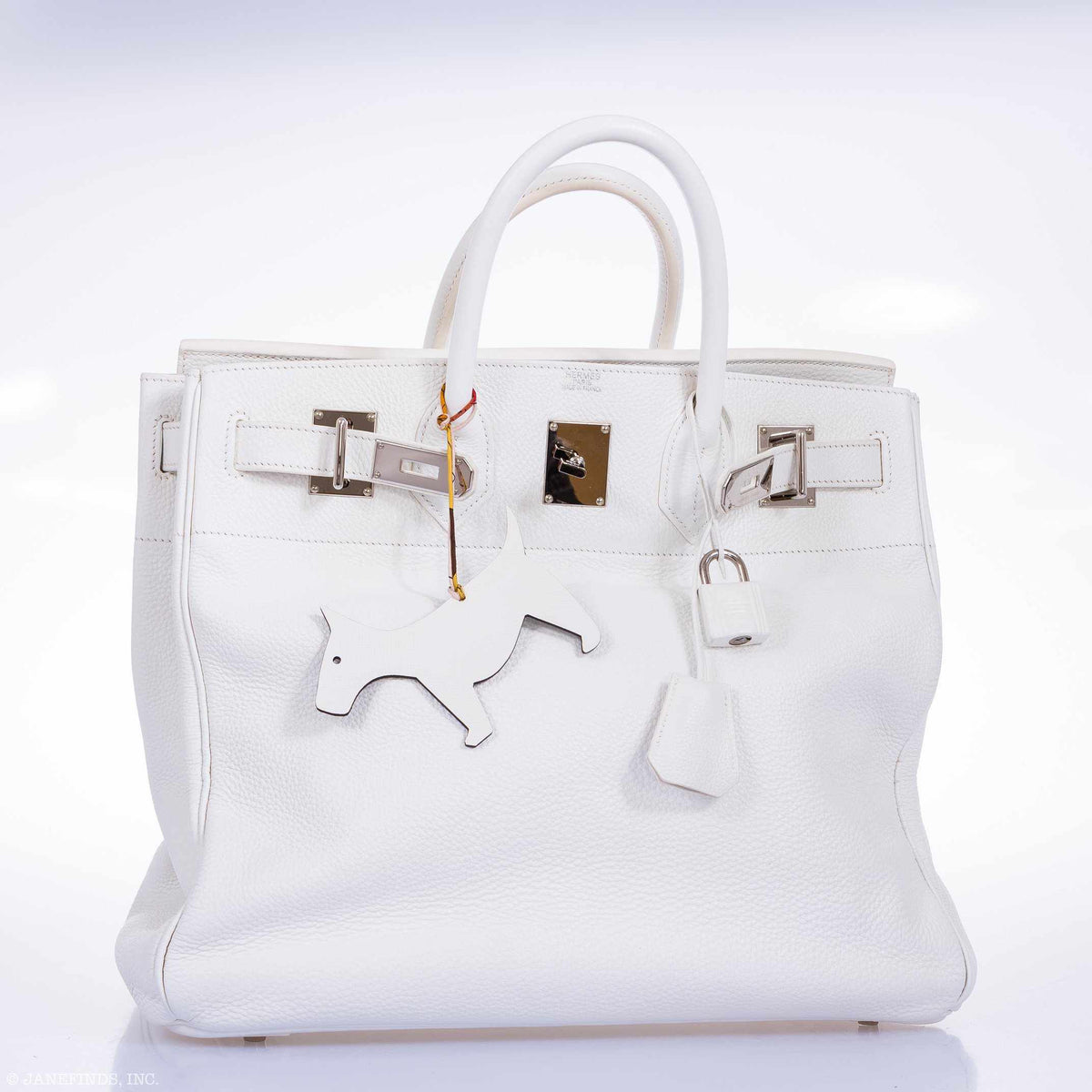Hermes Birkin 40 HAC White Togo Palladium Hardware Hermes