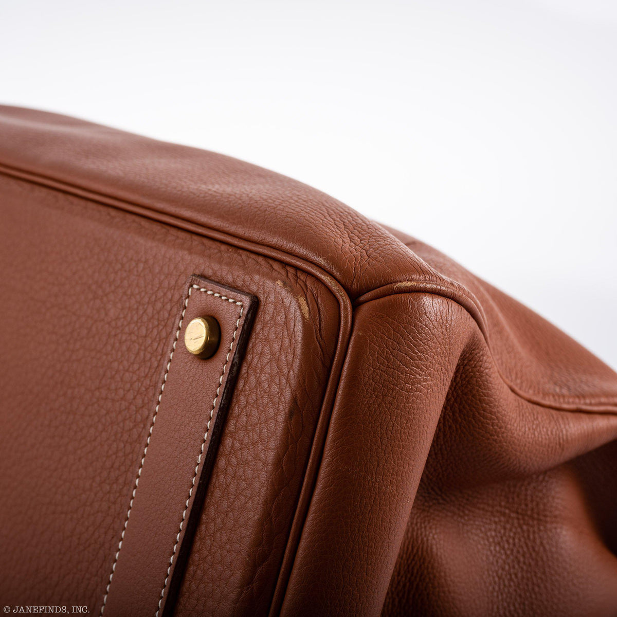 Hermes Birkin 45 HAC Etrusque Clemence Gold Hardware Hermes