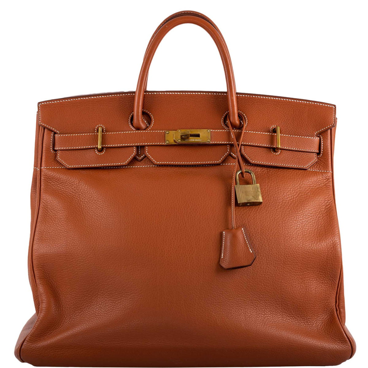 Hermes Birkin 45 HAC Etrusque Clemence Gold Hardware Hermes