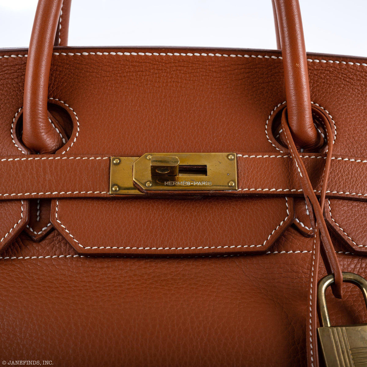 Hermes Birkin 45 HAC Etrusque Clemence Gold Hardware Hermes