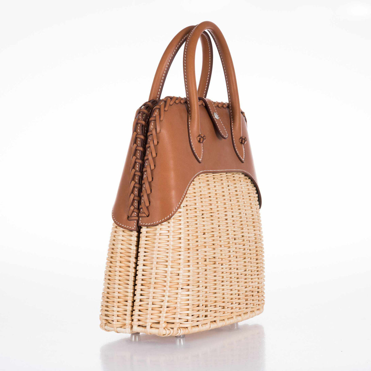 Hermes Bolide 25 Picnic Bag Barenia & Wicker Hermes