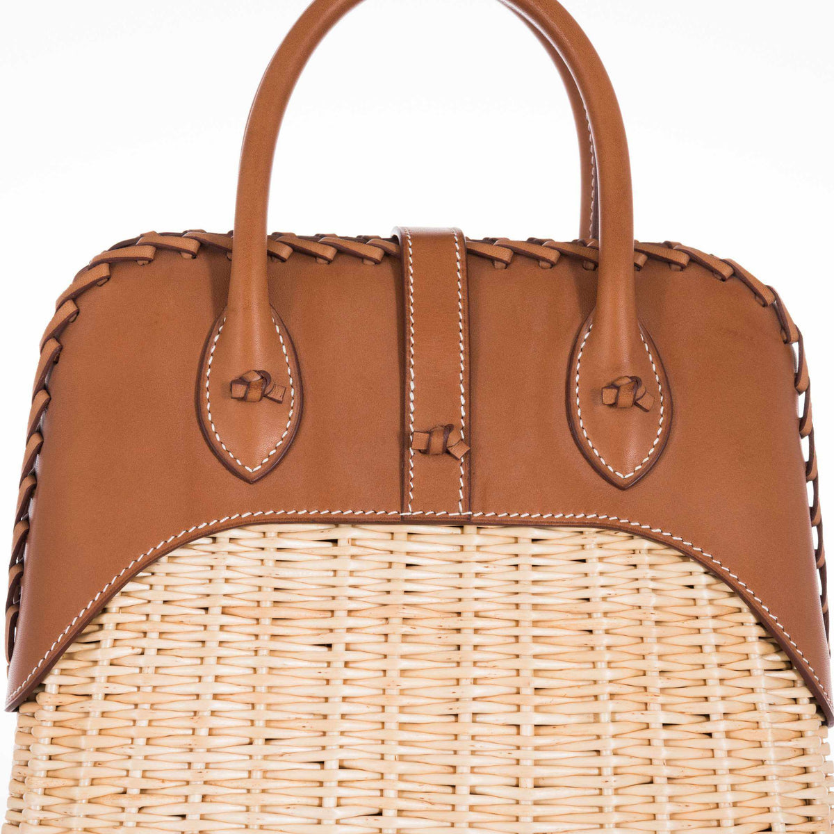 Hermes Bolide 25 Picnic Bag Barenia & Wicker Hermes