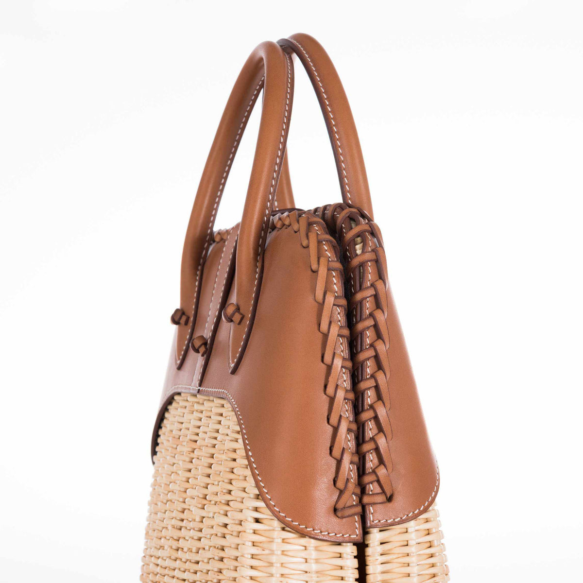 Hermes Bolide 25 Picnic Bag Barenia & Wicker Hermes
