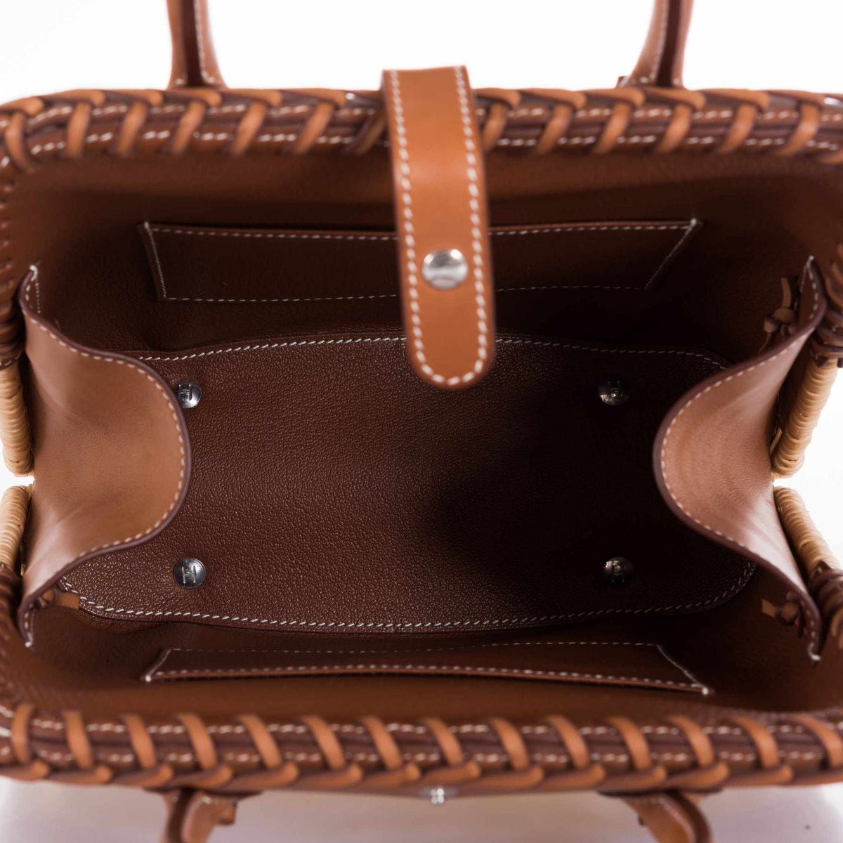 Hermes Bolide 25 Picnic Bag Barenia & Wicker Hermes
