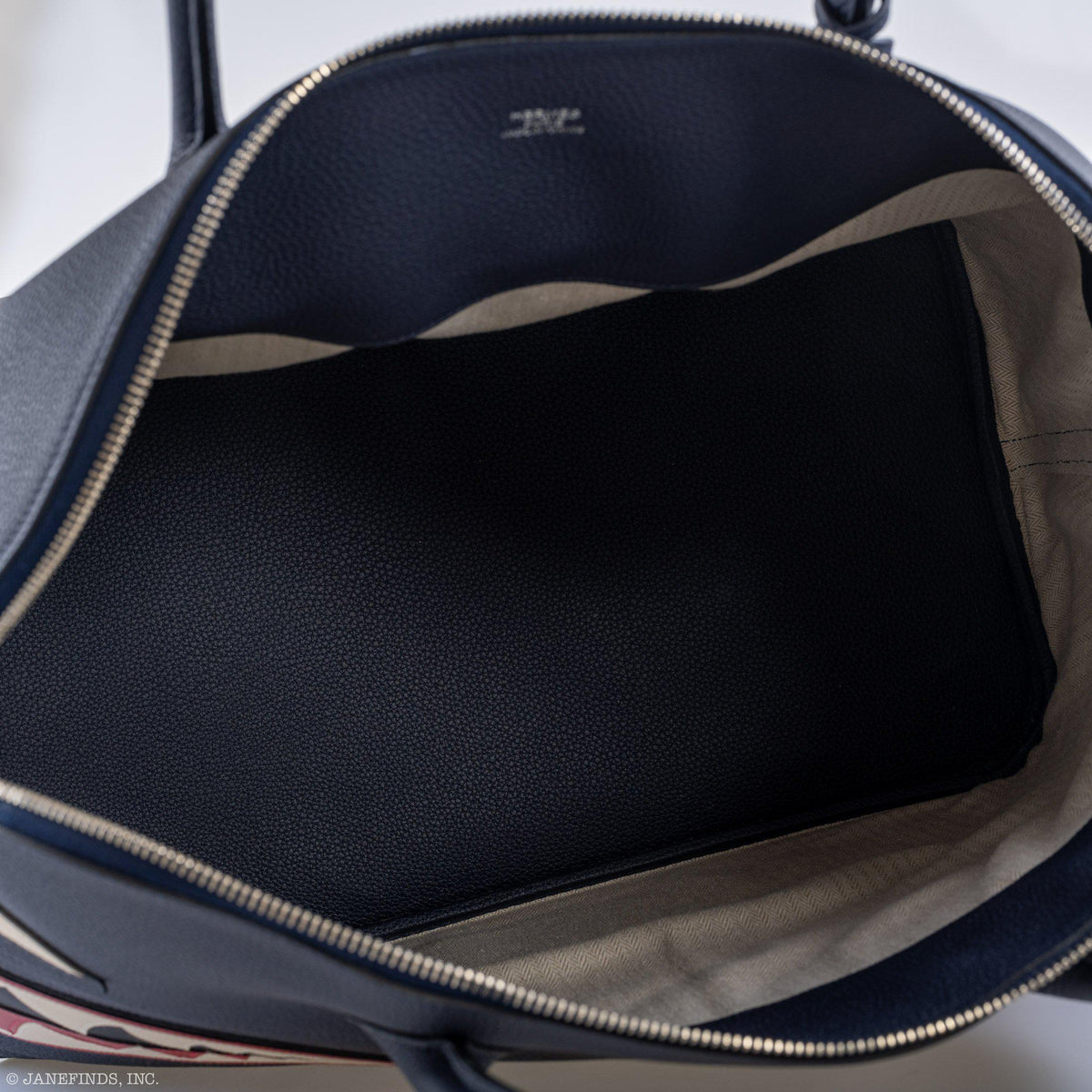 Hermes Bolide 40 Shark Indigo Blue Togo Unisex Bag Palladium Hardware Hermes
