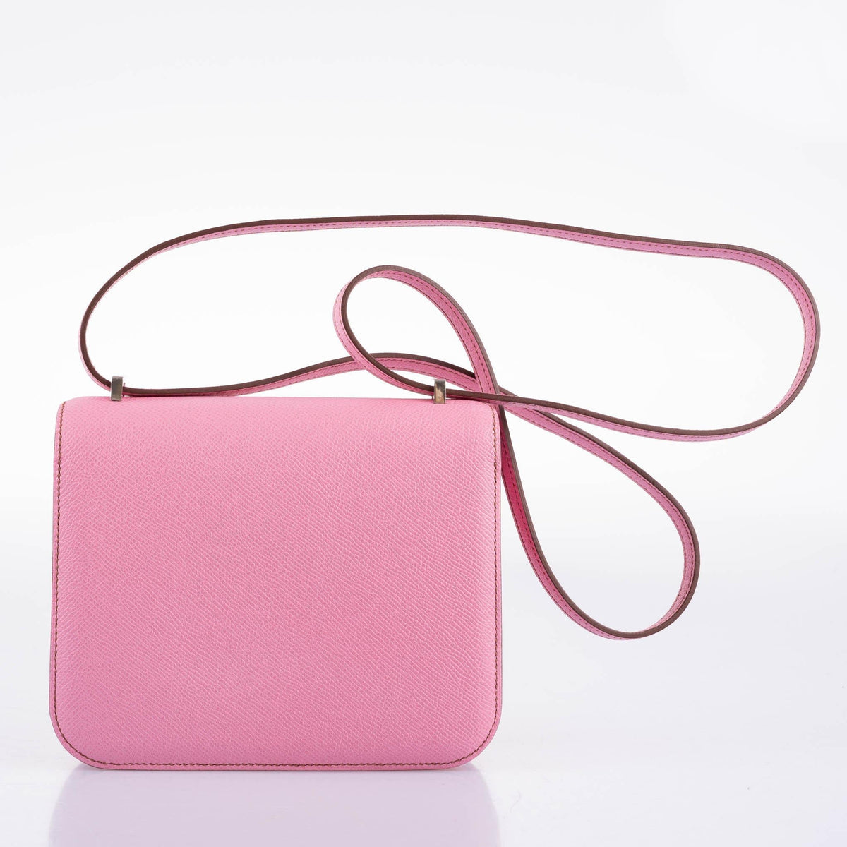 Hermes Constance 18 5P Bubblegum Pink Epsom with Palladium Hardware Hermes