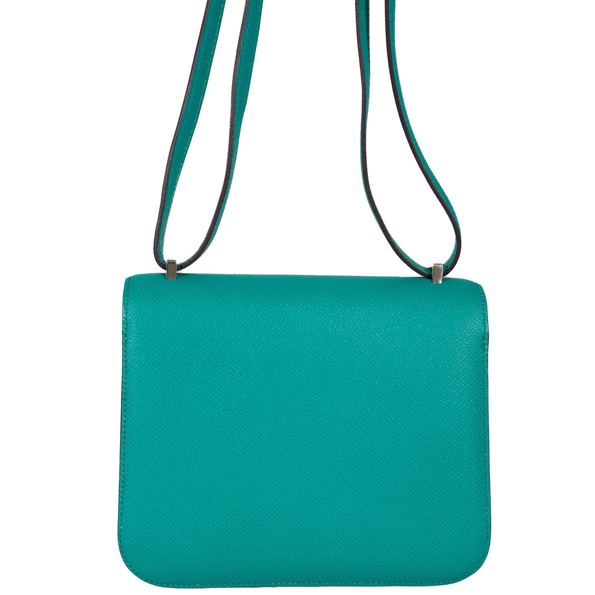 Hermes Constance 18 Blue Paon Verso Menthe Epsom Palladium Hardware Hermes