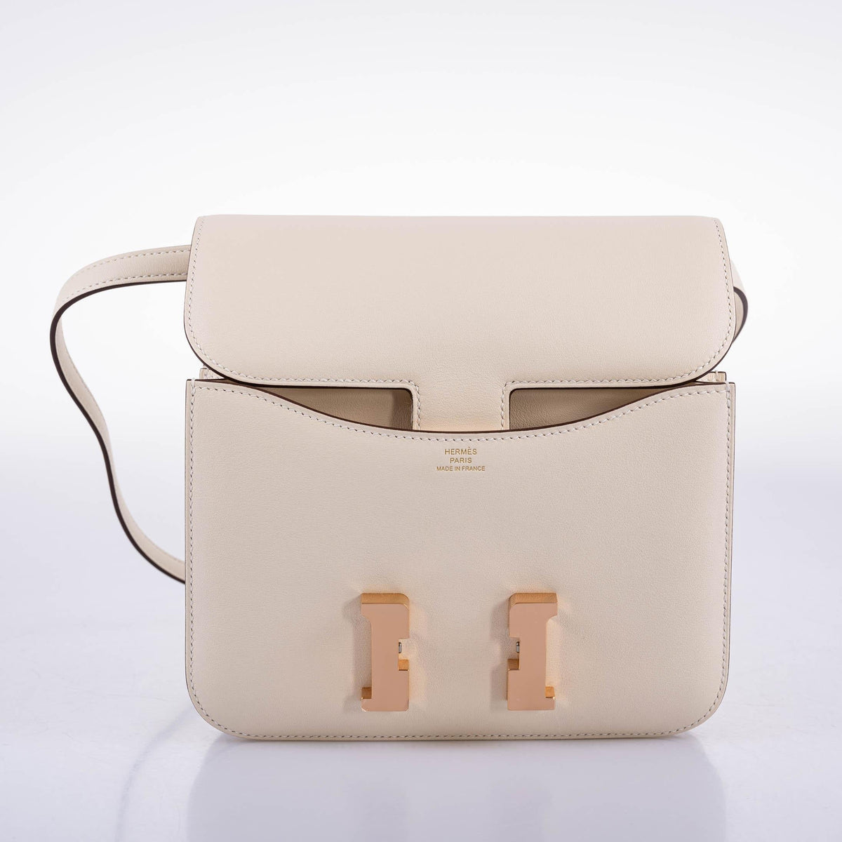 Hermes Constance 18 Nata Swift leather with Rose Gold Hardware Hermes