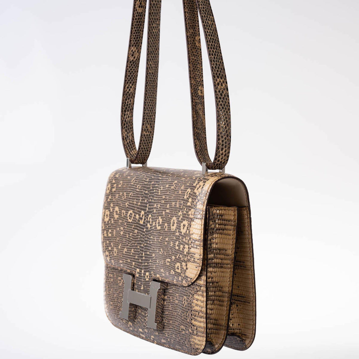 Hermes Constance 18 Ombre Salvator Lizard Palladium Hardware Hermes