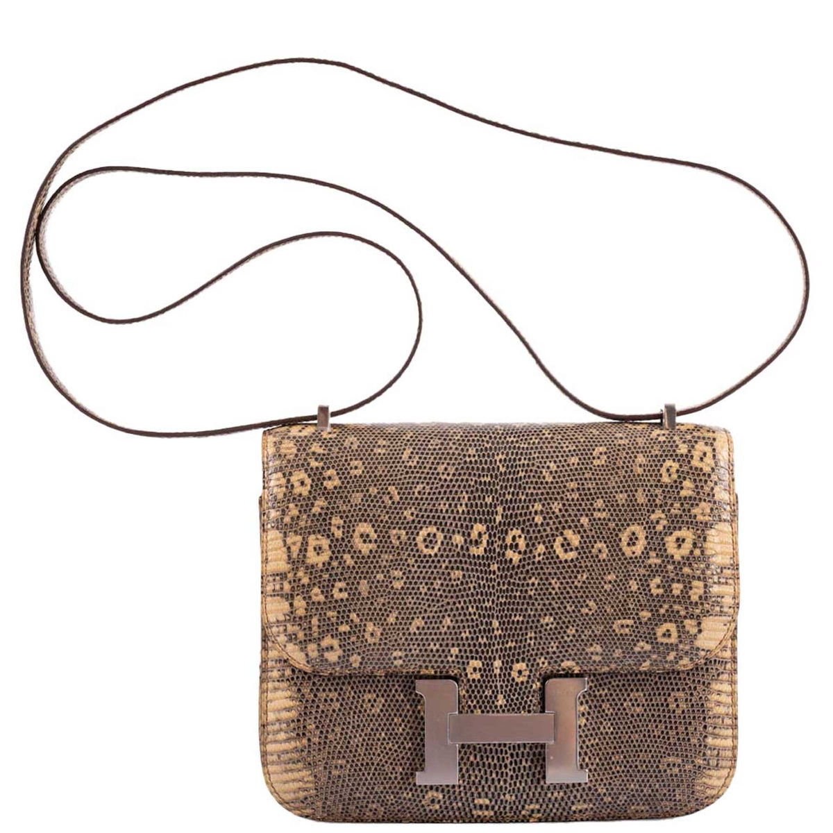 Hermes Constance 18 Ombre Salvator Lizard Palladium Hardware Hermes