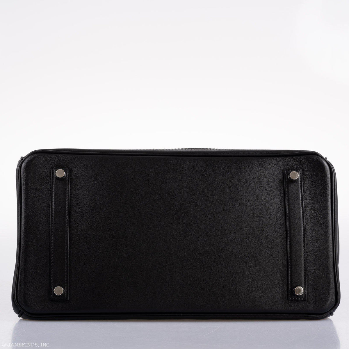 Hermes Ghillies Birkin 35 Black Togo & Evergrain with Palladium Hardware Hermes