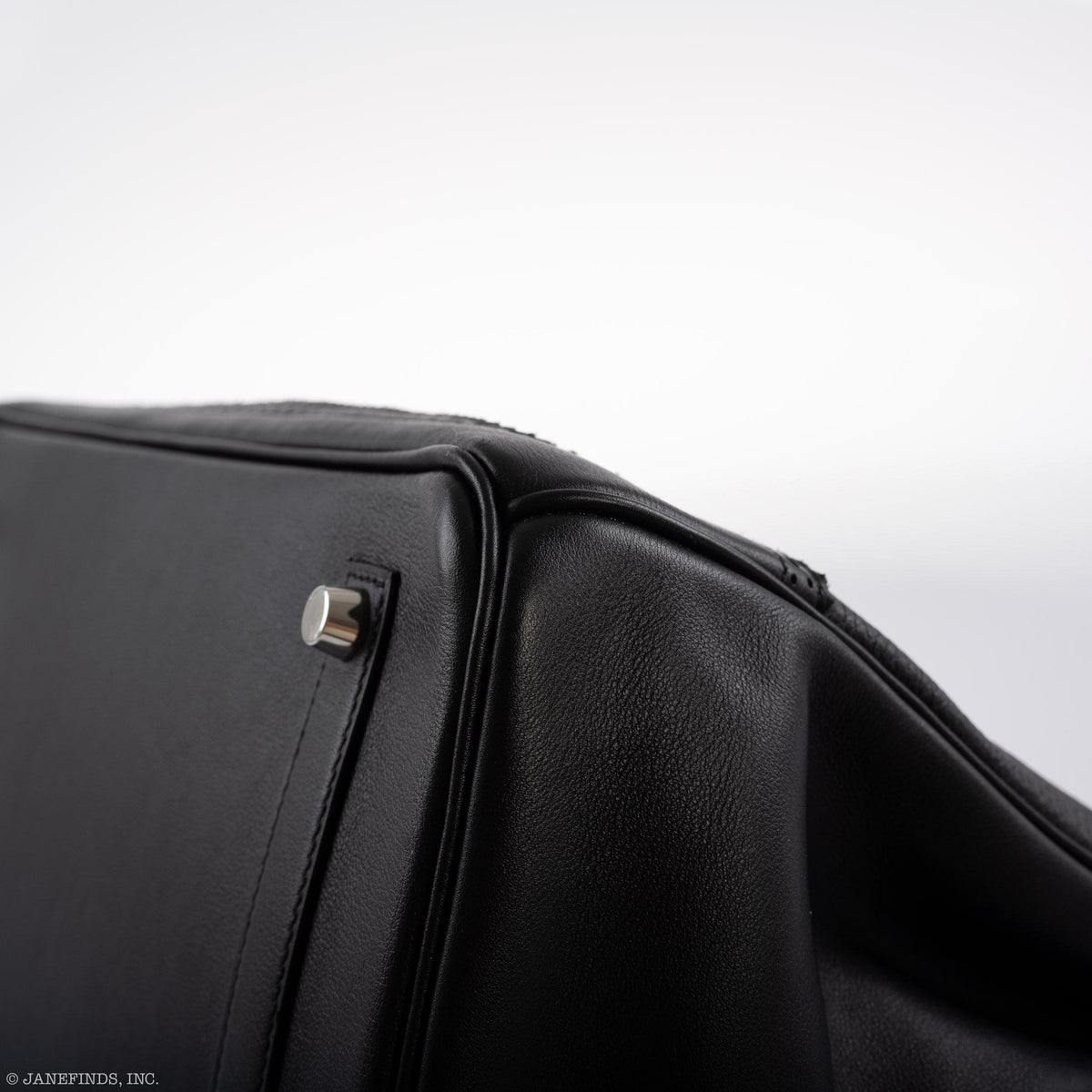 Hermes Ghillies Birkin 35 Black Togo & Evergrain with Palladium Hardware Hermes