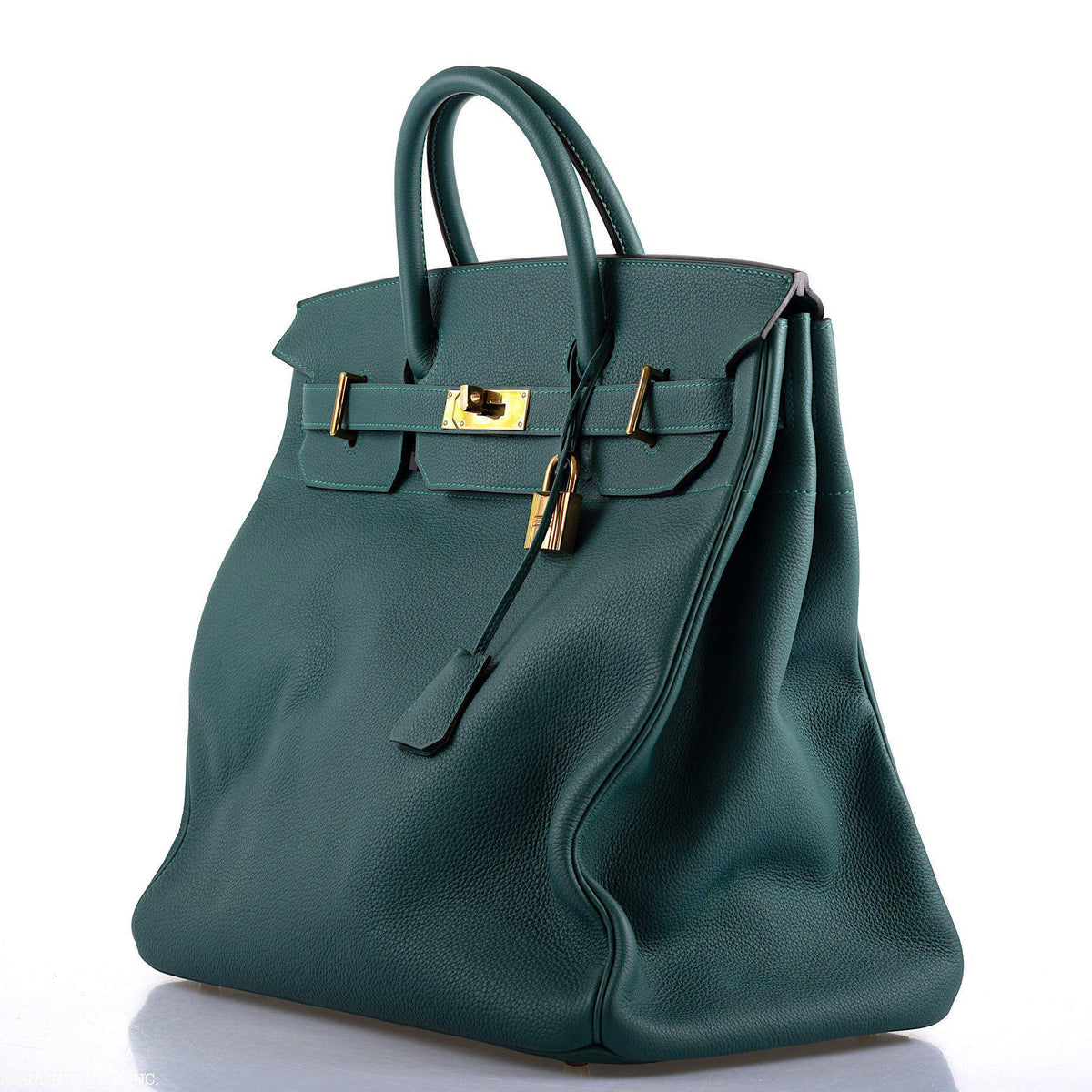 Hermes HAC Birkin 40 Malachite Togo with Gold Hardware Hermes