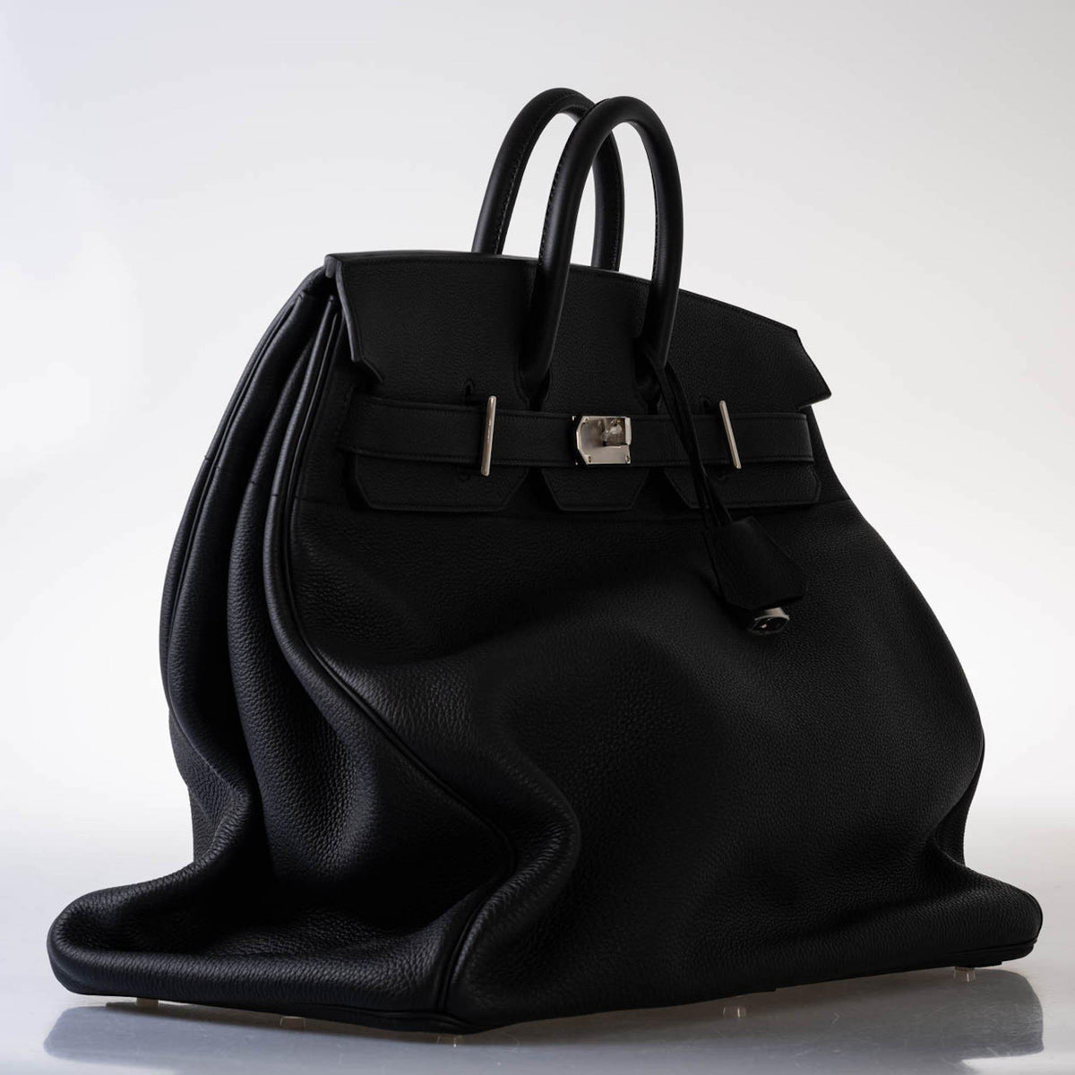 Hermes HAC Birkin 50 Voyager Black Togo leather Palladium Hardware Hermes