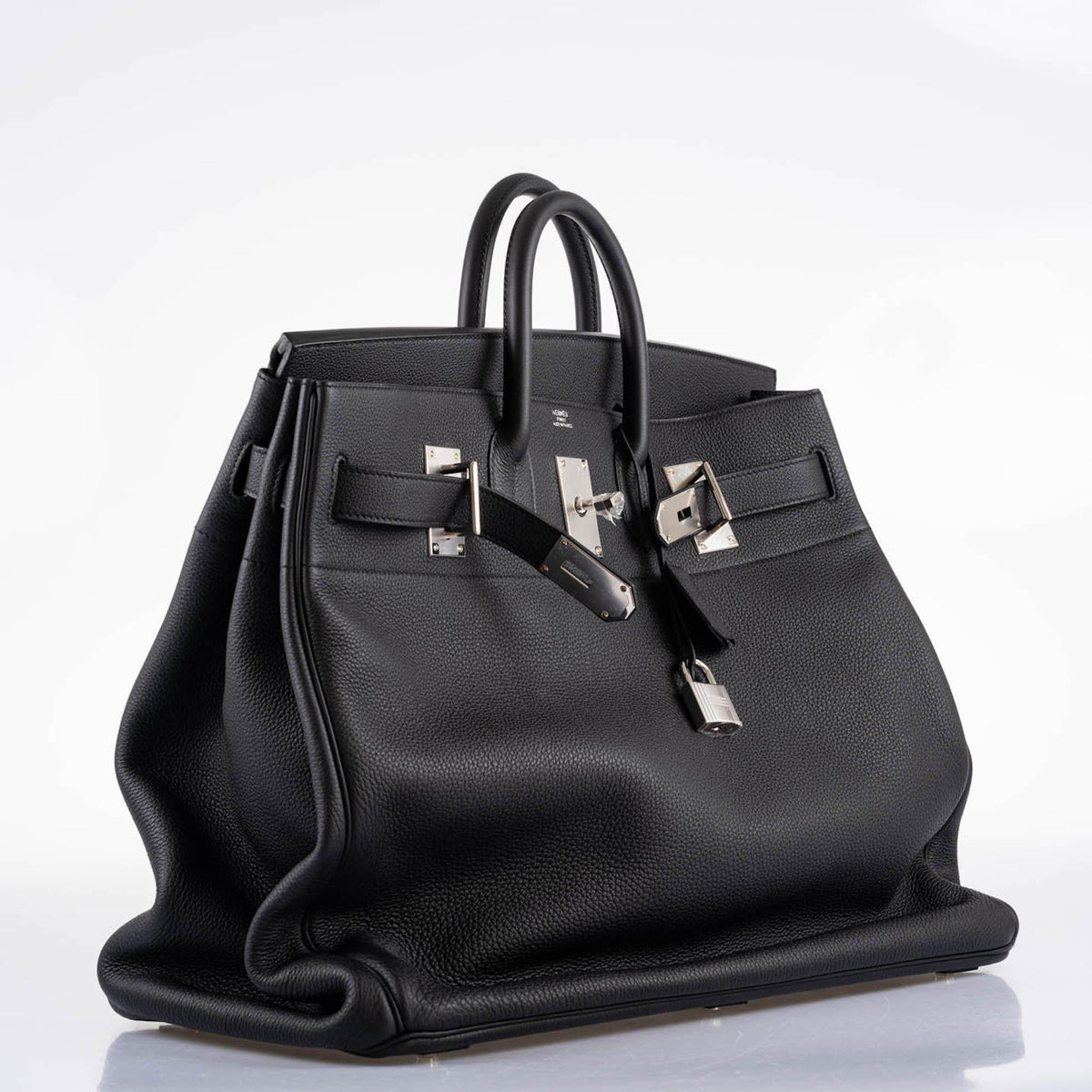 Hermes HAC Birkin 50 Voyager Black Togo leather Palladium Hardware Hermes
