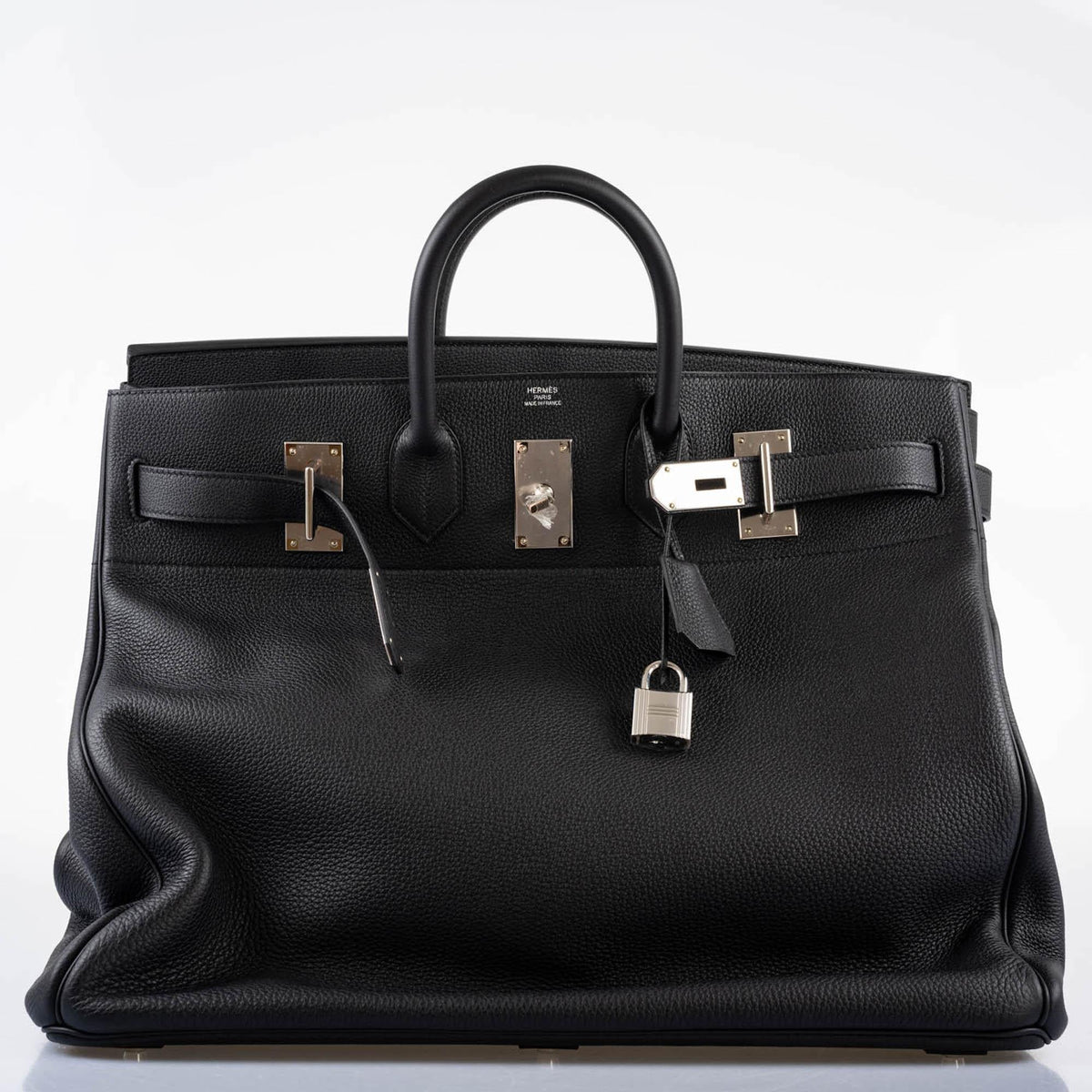 Hermes HAC Birkin 50 Voyager Black Togo leather Palladium Hardware Hermes