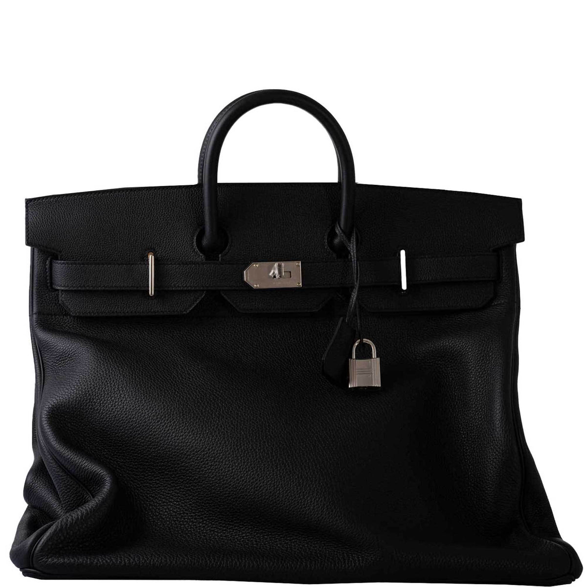 Hermes HAC Birkin 50 Voyager Black Togo leather Palladium Hardware Hermes
