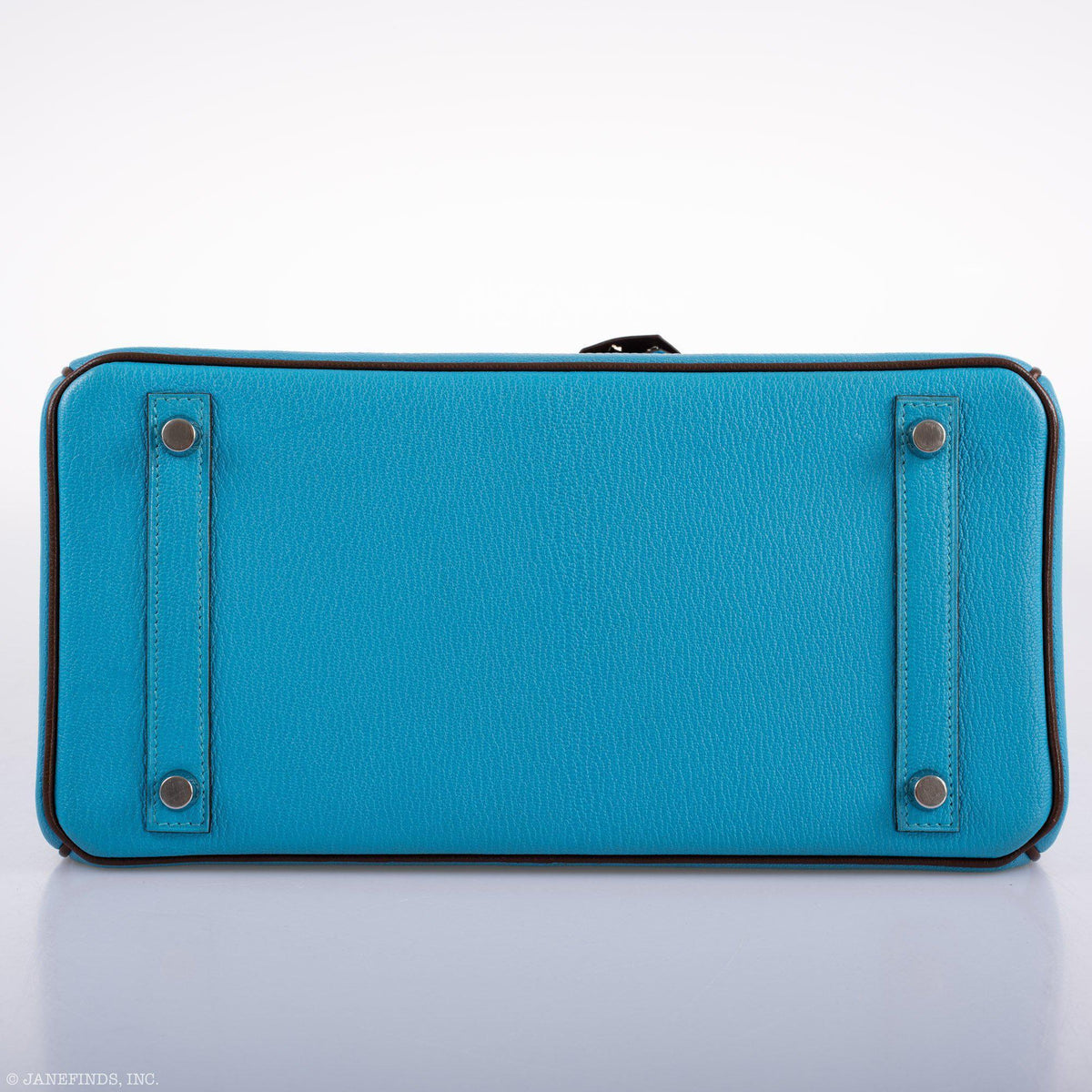 Hermes HSS Birkin 30 Blue Aztec & Havane Chevre with Palladium Hardware Hermes
