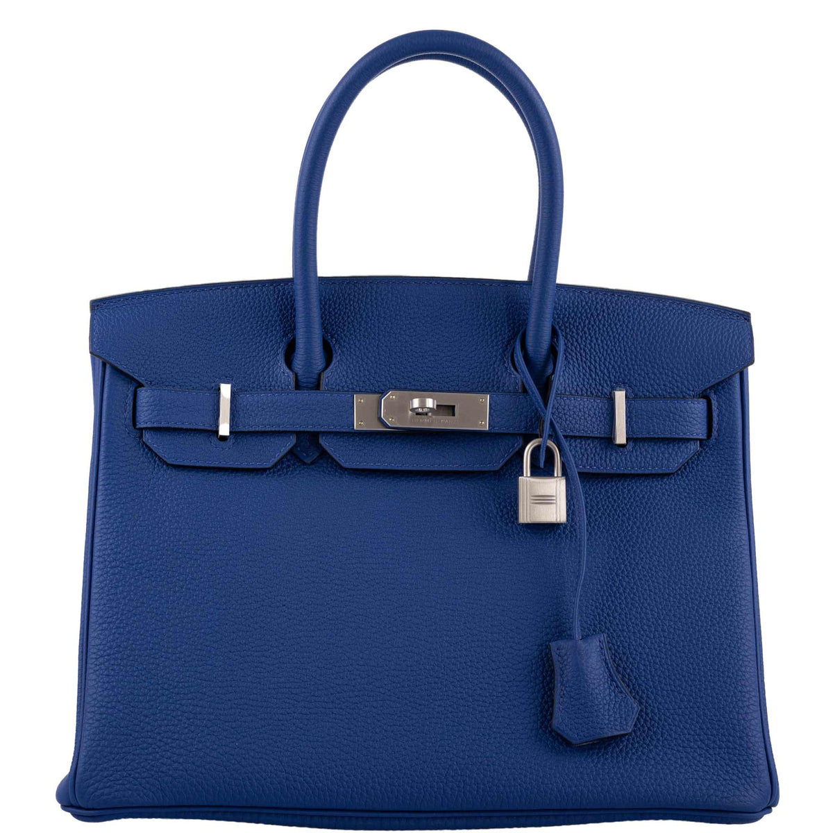 Hermes HSS Birkin 30 Blue Electric Togo with Brushed Palladium Hardware Hermes