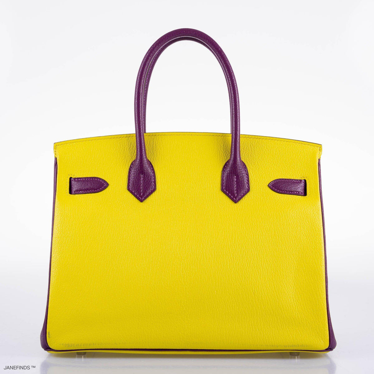 Hermes HSS Birkin 30 Lime & Anemone Chevre leather Gold Hardware Hermes