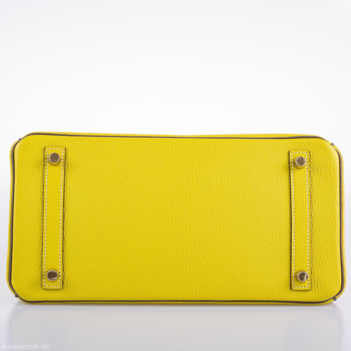 Hermes HSS Birkin 30 Lime & Etoupe Chevre with Gold Hardware Hermes