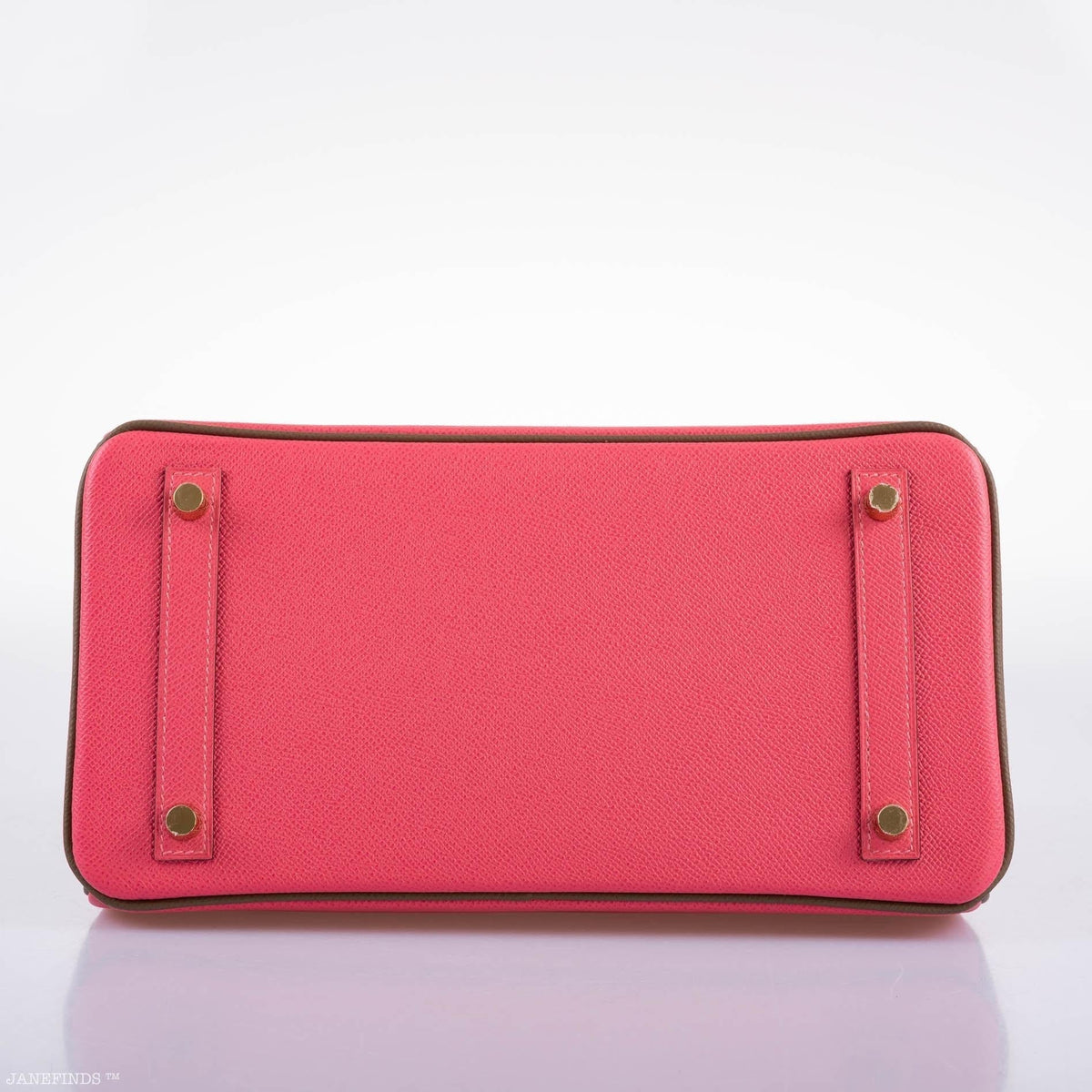 Hermes HSS Birkin 30 Rose Azalee & Etoupe Epsom with Permabrass Hardware Hermes