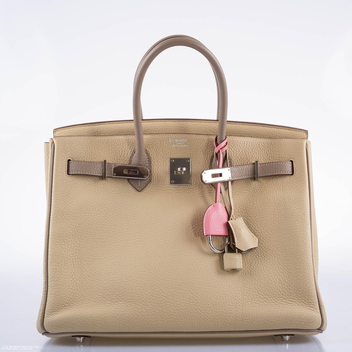 Hermes HSS Birkin 35 Parchemin & Etoupe Epsom with Palladium Hardware Hermes