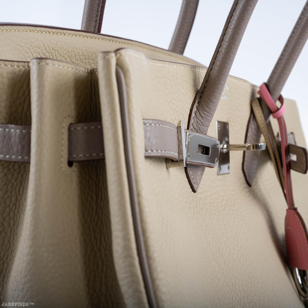 Hermes HSS Birkin 35 Parchemin & Etoupe Epsom with Palladium Hardware Hermes