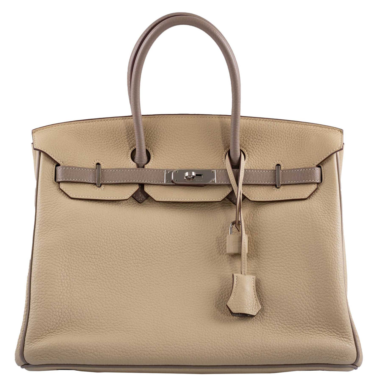 Hermes HSS Birkin 35 Parchemin & Etoupe Epsom with Palladium Hardware Hermes