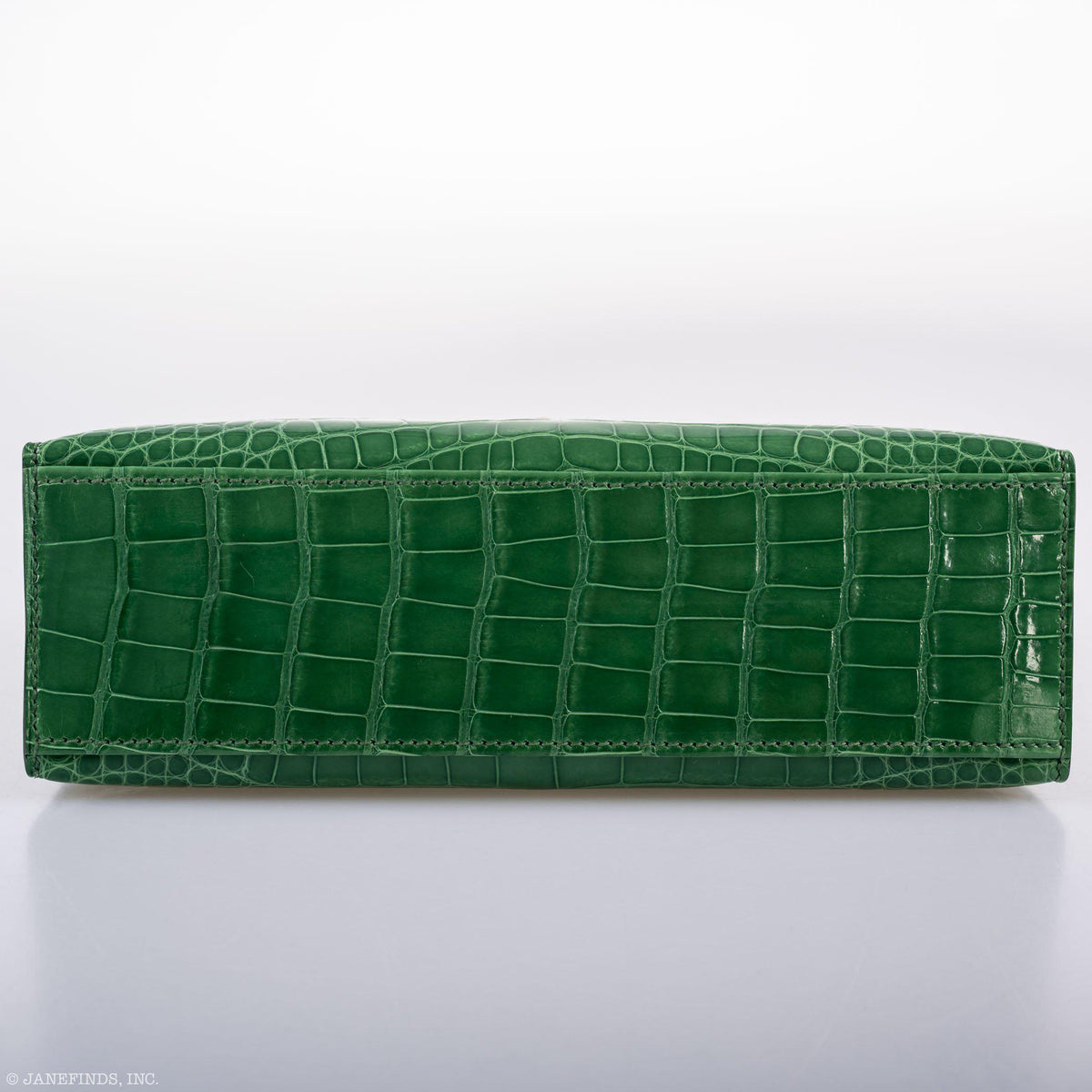 Hermes JPG Kelly Pochette Cactus Alligator with Gold Hardware Hermes