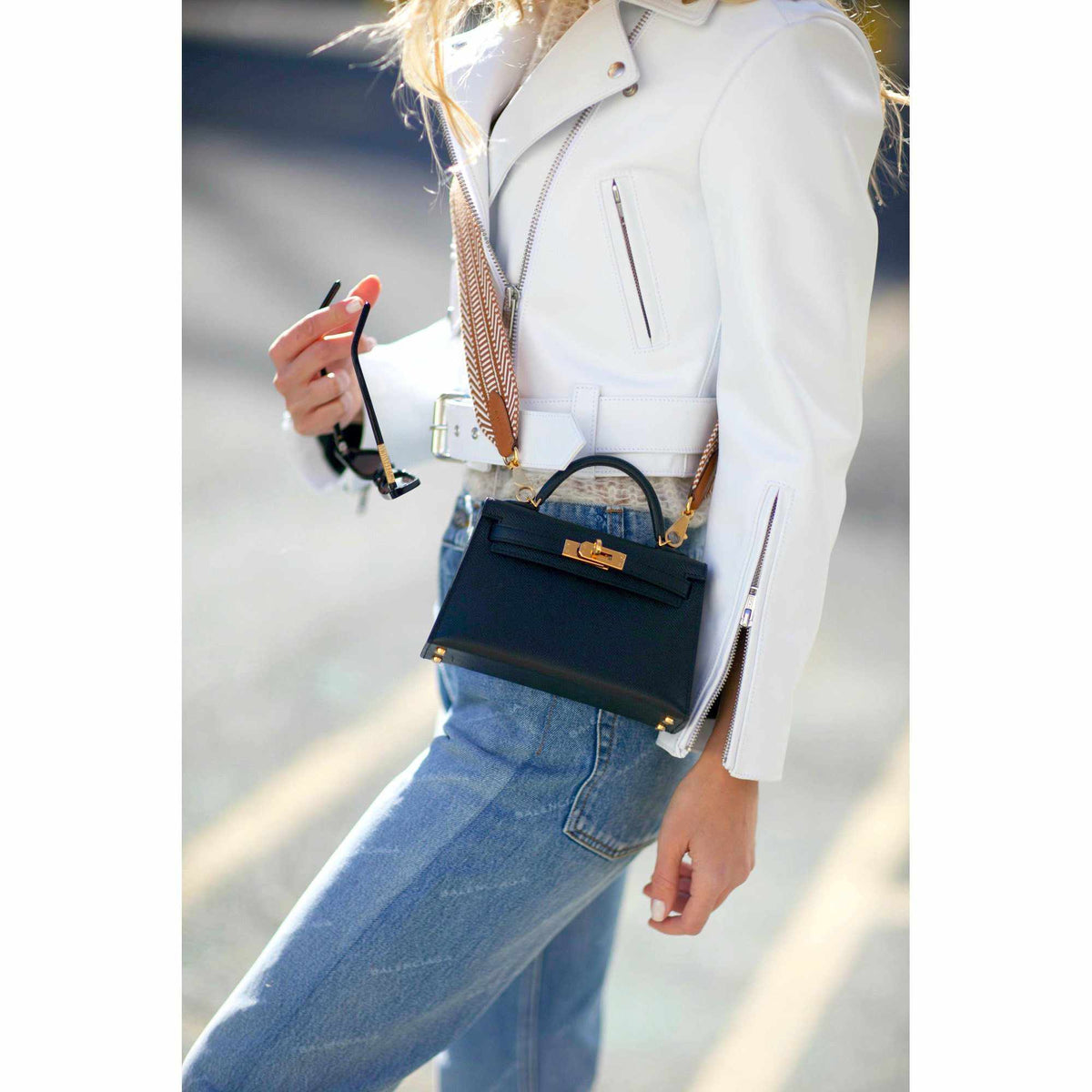 Hermes Kelly 20 Mini II Sellier Black Epsom Gold Hardware Hermes