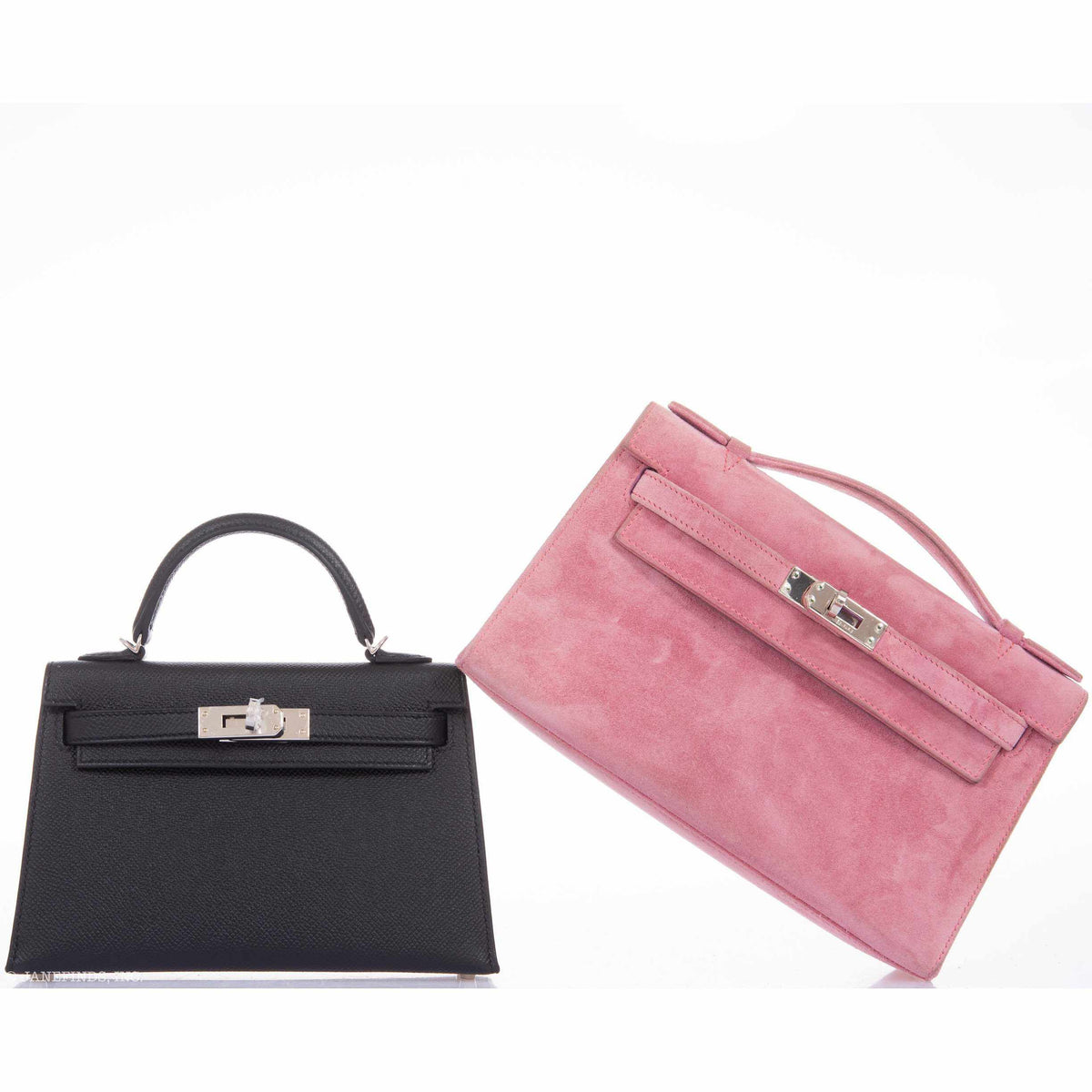 Hermes Kelly 20 Mini II Sellier Black Epsom Palladium Hardware Hermes