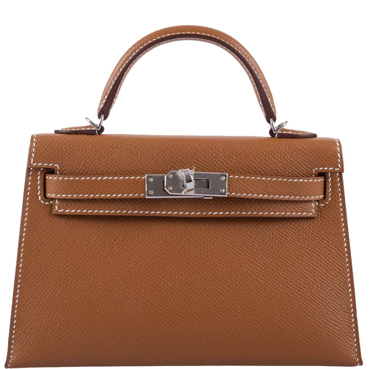Hermes Kelly 20 Mini II Sellier Gold Epsom Leather Palladium Hardware Hermes