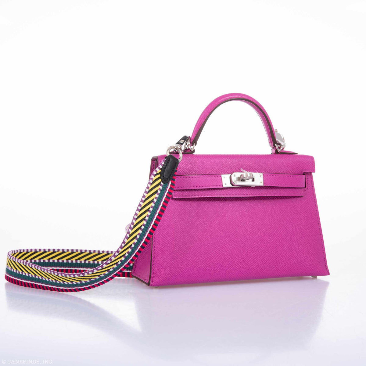 Hermes Kelly 20 Mini II Sellier Magnolia Epsom leather Palladium Hardware Hermes