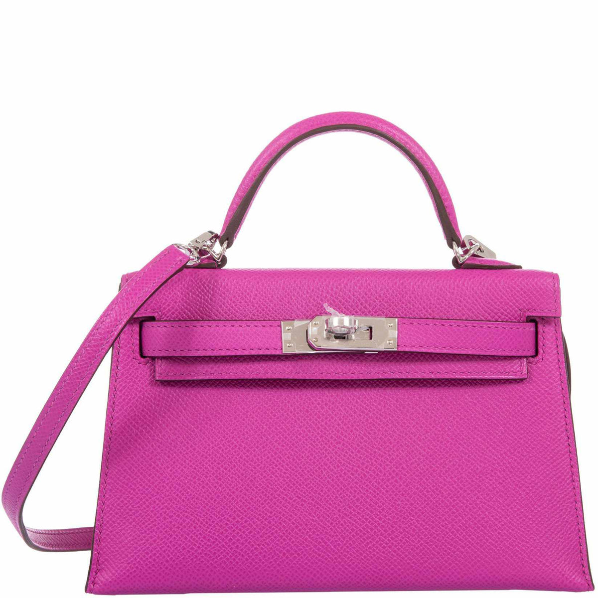 Hermes Kelly 20 Mini II Sellier Magnolia Epsom leather Palladium Hardware Hermes