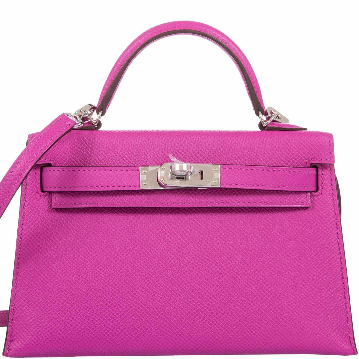 Hermes Kelly 20 Mini II Sellier Magnolia Epsom leather Palladium Hardware Hermes
