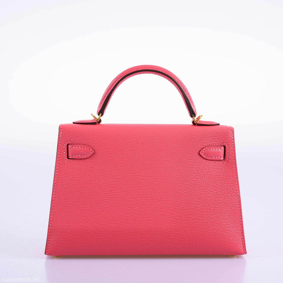 Hermes Kelly 20 Mini II Sellier Rose Lipstick Chevre leather Gold Hardware Hermes