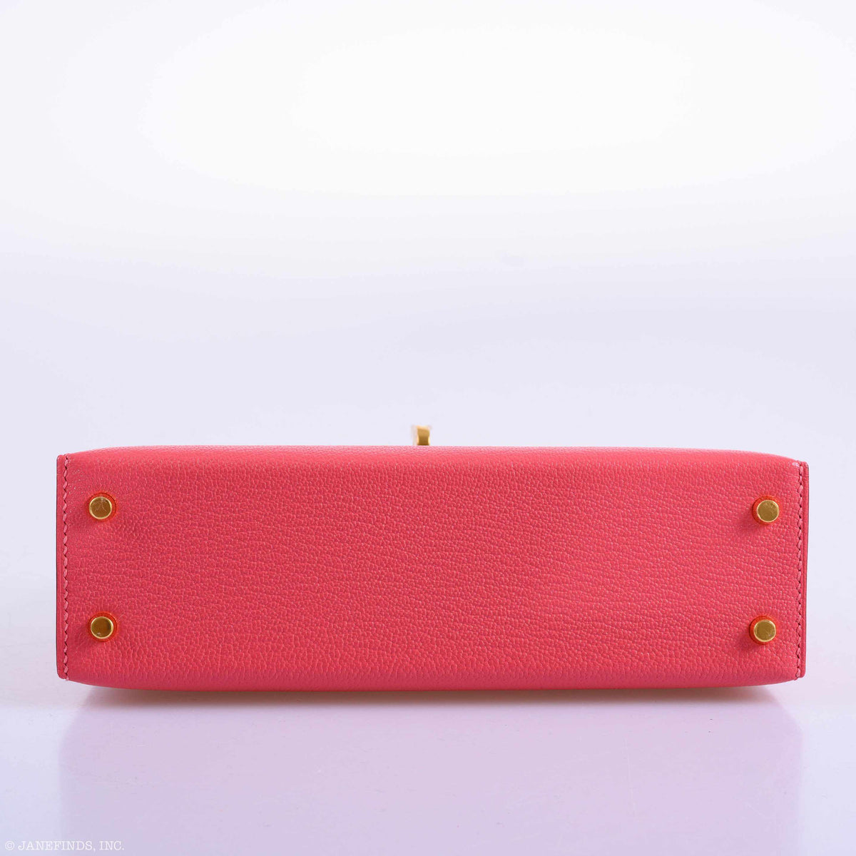 Hermes Kelly 20 Mini II Sellier Rose Lipstick Chevre leather Gold Hardware Hermes