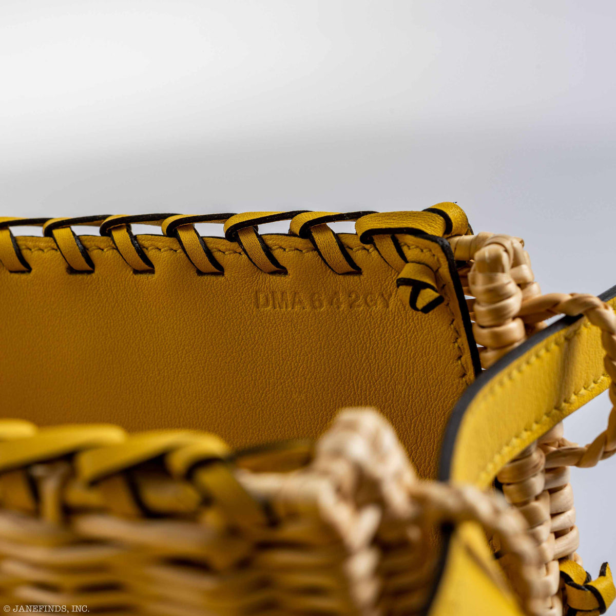 Hermes Kelly 20 Mini Picnic Jaune de Naples, Swift & Osier Wicker Palladium Hardware Hermes