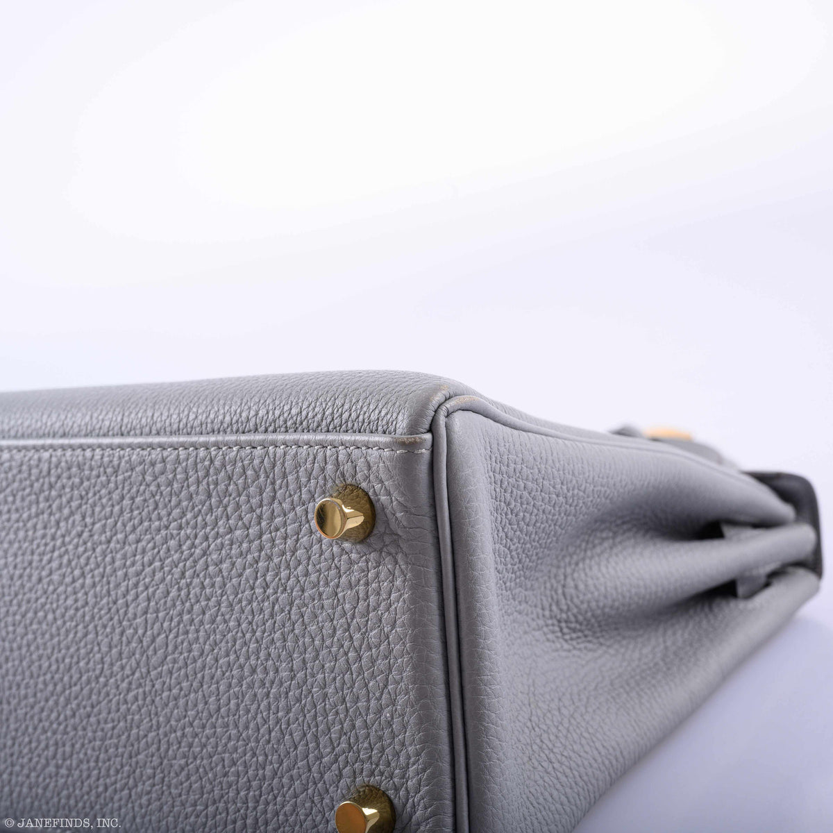 Hermes Kelly 25 Retourne Blue Glacier Togo Gold Hardware Hermes