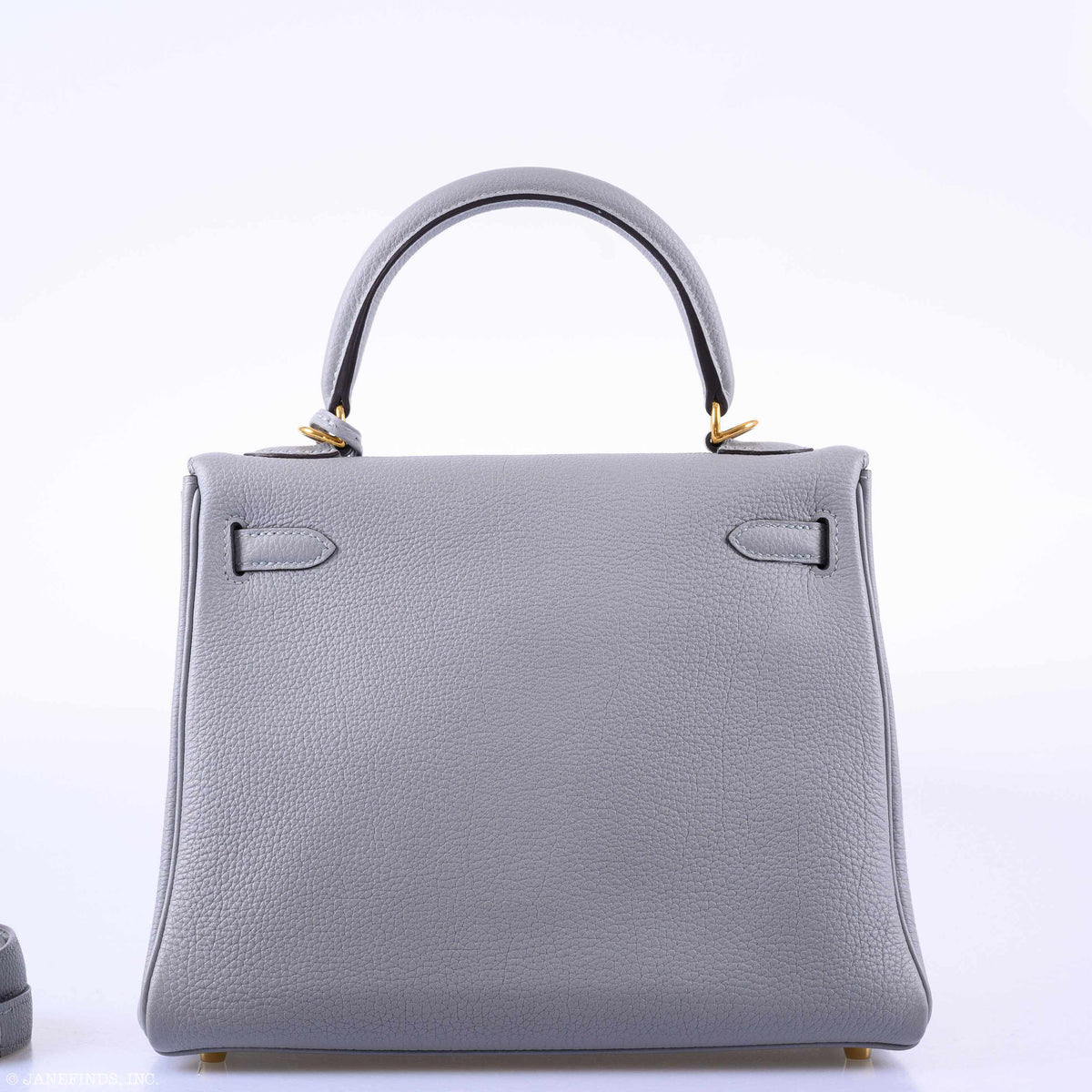 Hermes Kelly 25 Retourne Blue Glacier Togo Gold Hardware Hermes