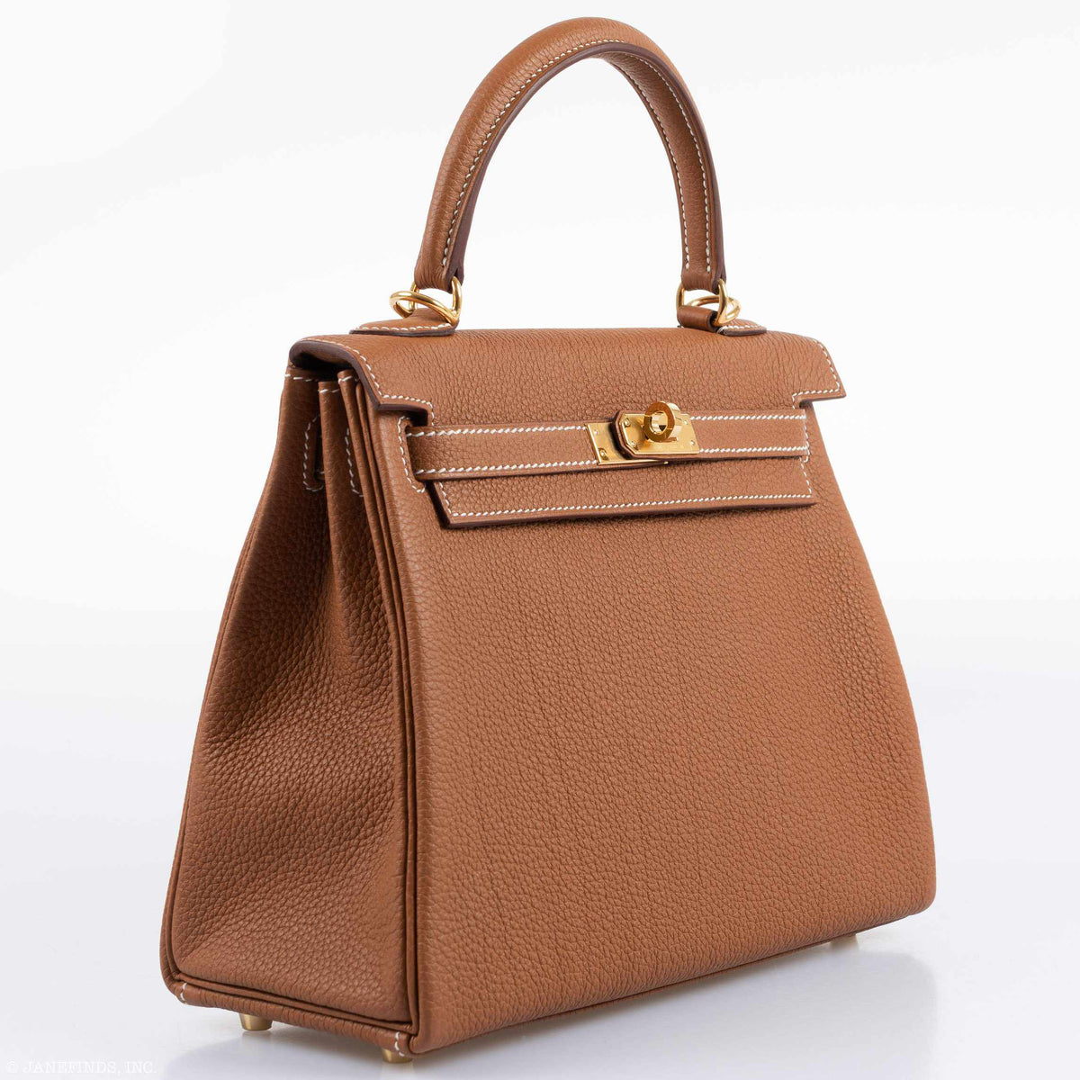 Hermes Kelly 25 Retourne Gold Togo Gold Hardware Hermes