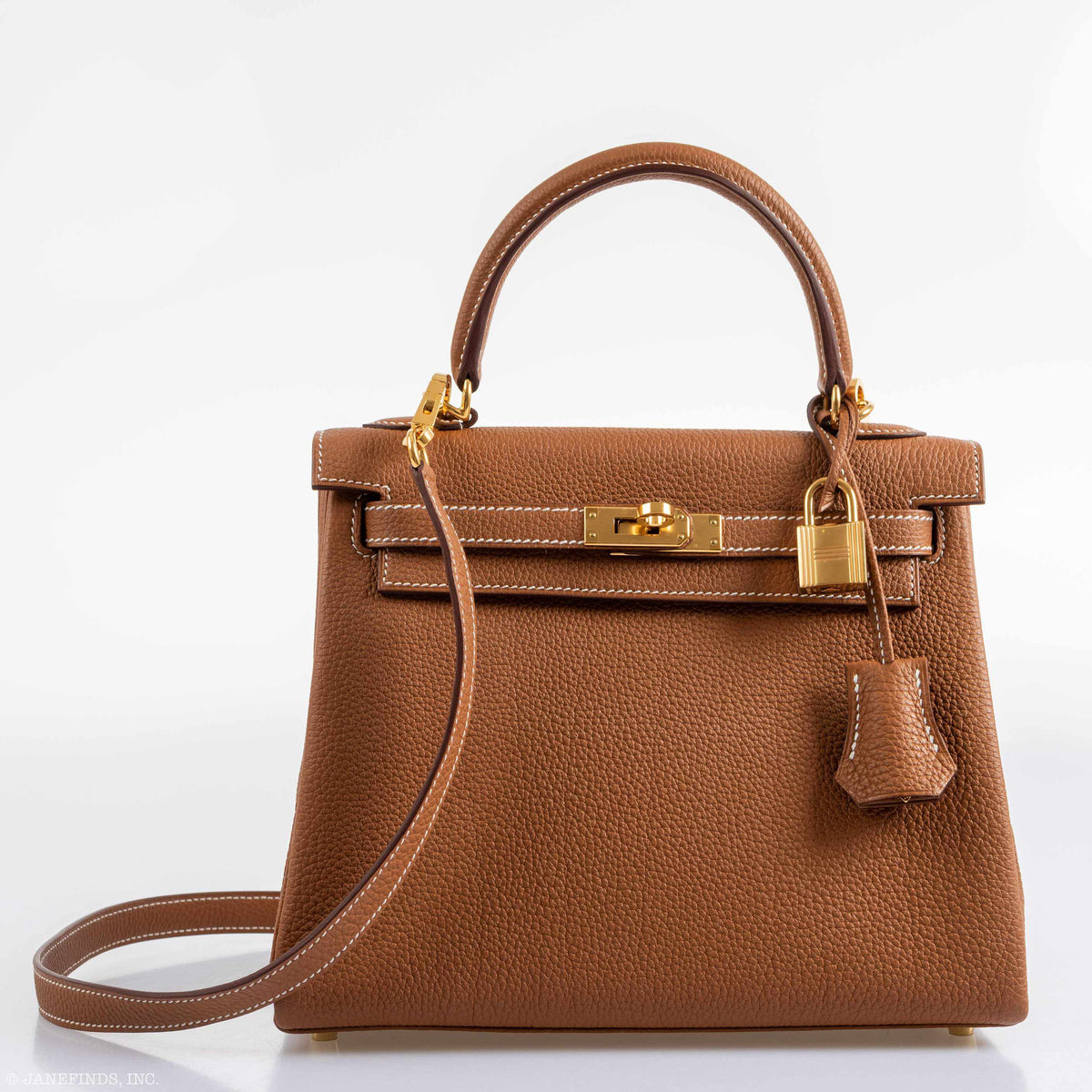 Hermes Kelly 25 Retourne Gold Togo Gold Hardware Hermes
