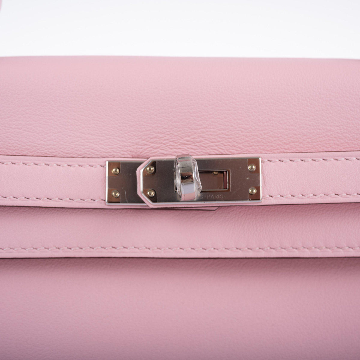 Hermes Kelly 25 Retourne Rose Sakura Swift leather Palladium Hardware Hermes