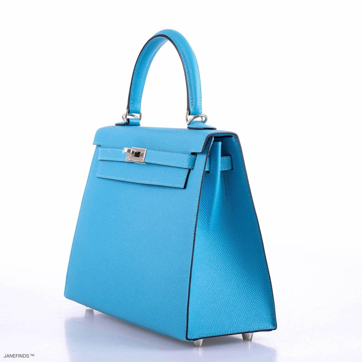 Hermes Kelly 25 Sellier Bleu du Nord Epsom leather Palladium Hardware Hermes