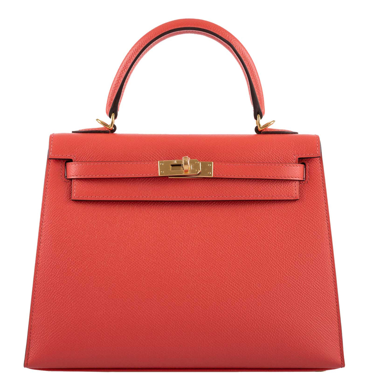 Hermes Kelly 25 Sellier Rose Jaipur Epsom Gold Hardware Hermes