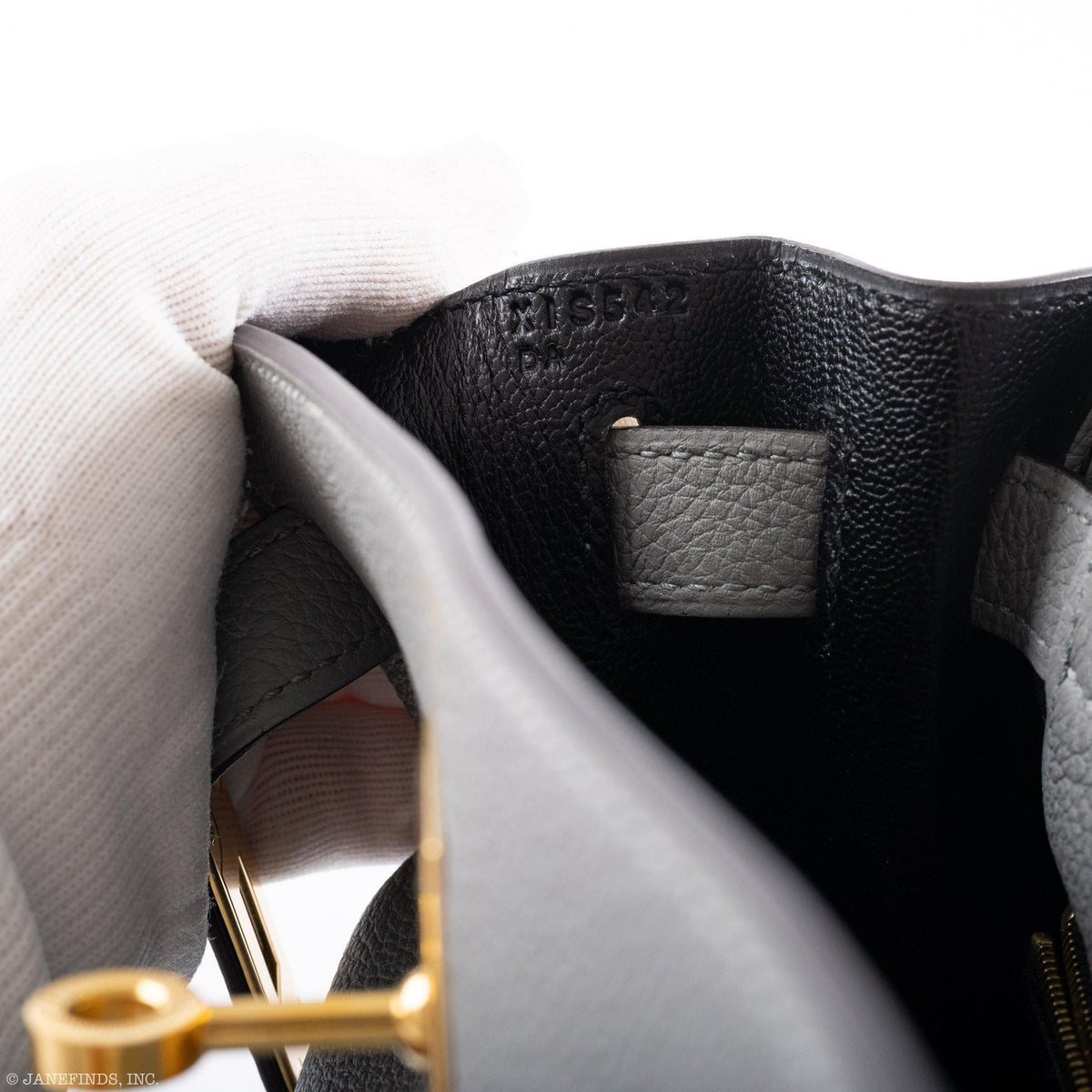 Hermes Kelly 28 HSS Retourne Gris Mouette Togo & Black Interior Gold Palladium Hardware Hermes