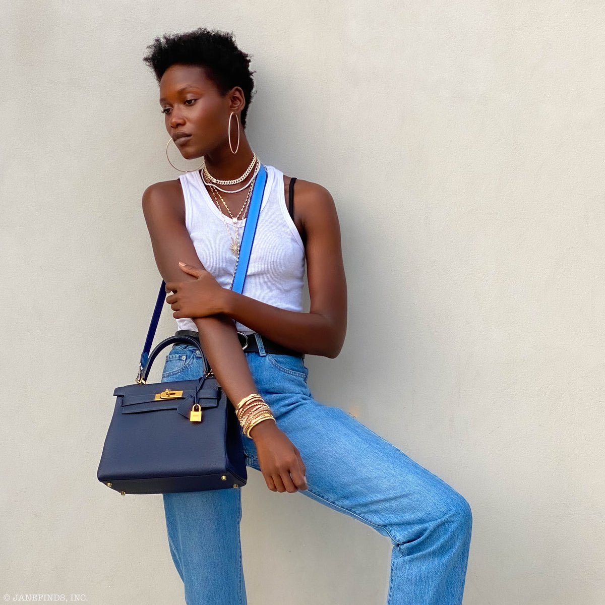 Hermes Kelly 28 Retourne Blue Nuit Togo Gold Hardware Hermes