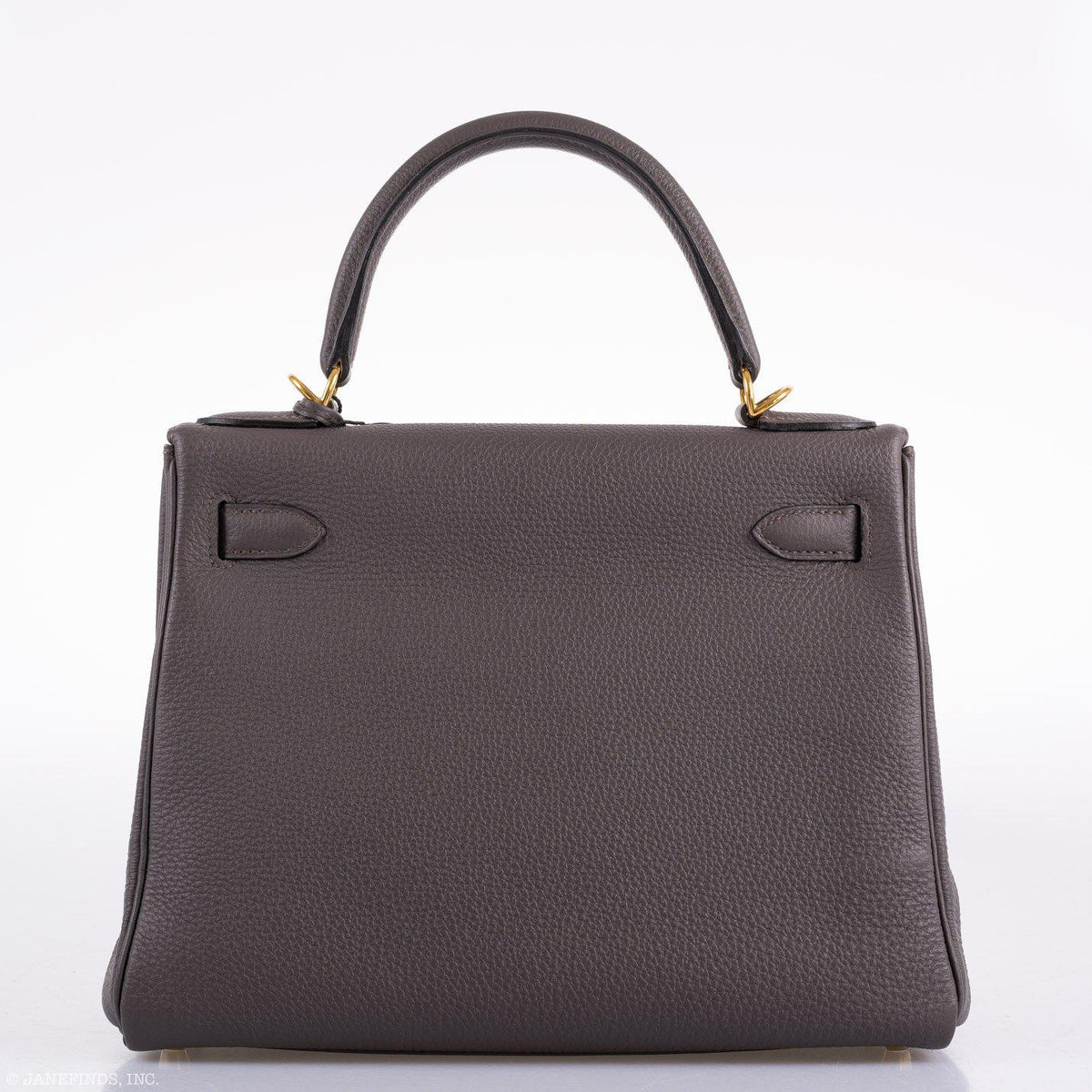 Hermes Kelly 28 Retourne Etain Togo Leather Gold Hardware Hermes